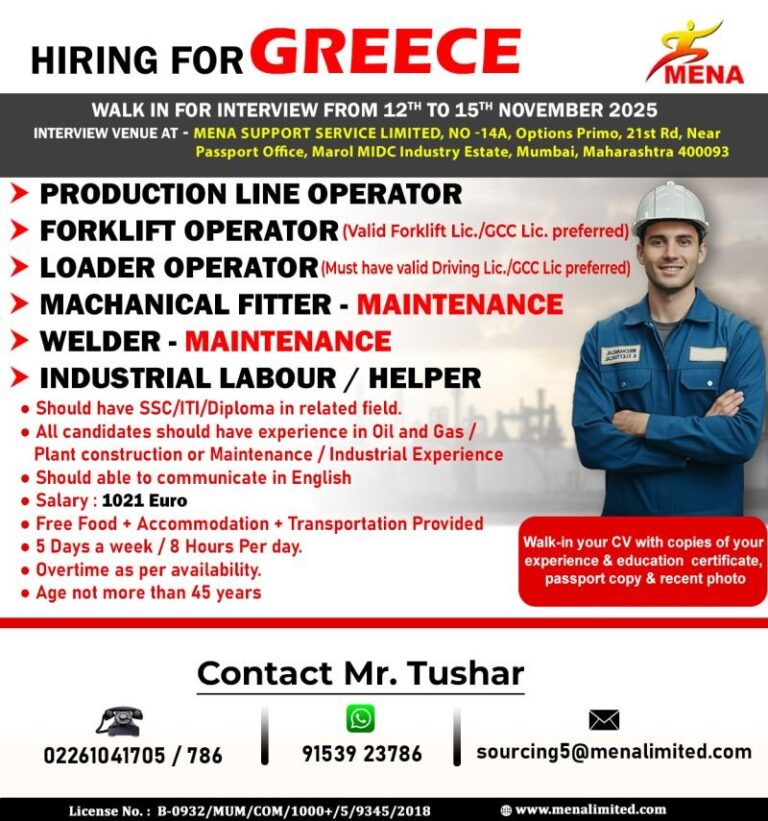 Production Line Operator Jobs in Gulf – Multiple Positions