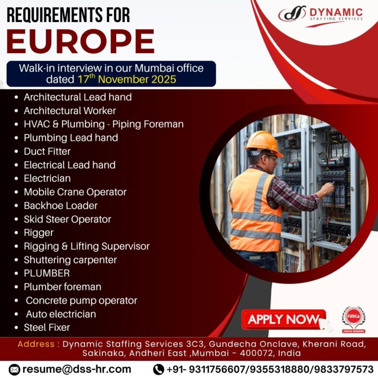 Construction Jobs in Gulf – Architectural, Engineering, and Skilled Labor Positions