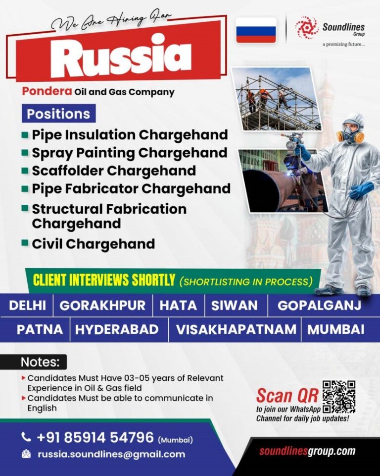 Pipe Insulation Chargehand Jobs in Gulf – Oil and Gas