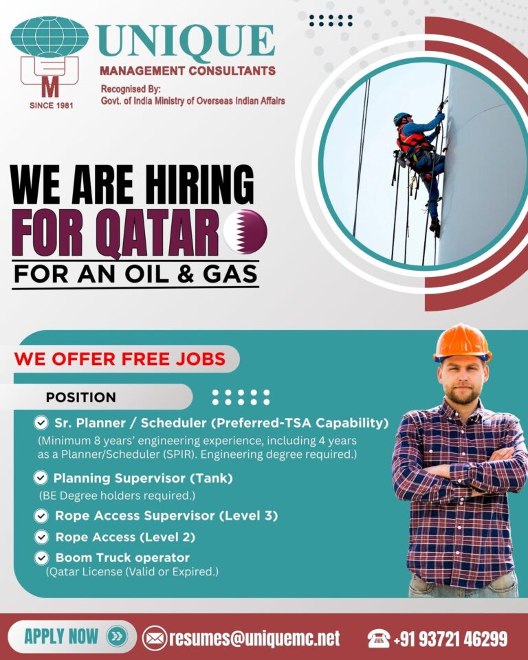 Management Consultant Jobs in Qatar – Oil & Gas