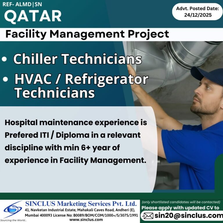 Chiller Technician Jobs in Gulf – HVAC/Refrigerator Technicians