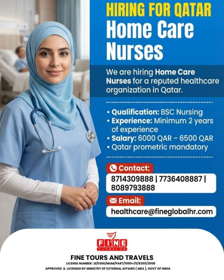 Home Care Nurse Jobs in Qatar – Nursing