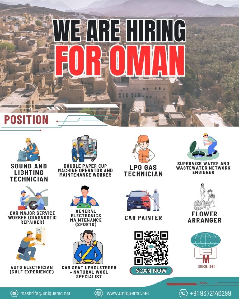 Maintenance Worker Jobs in Gulf – Technician Engineer