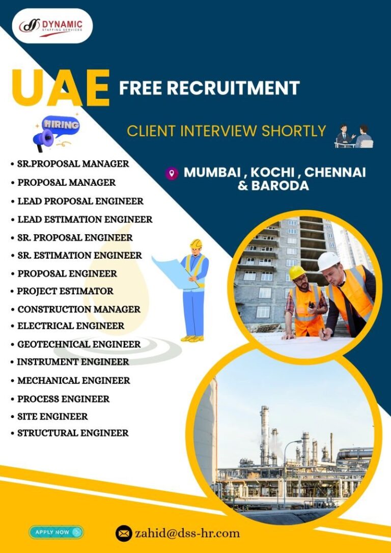 Proposal and Engineering Jobs in India – Multiple Positions