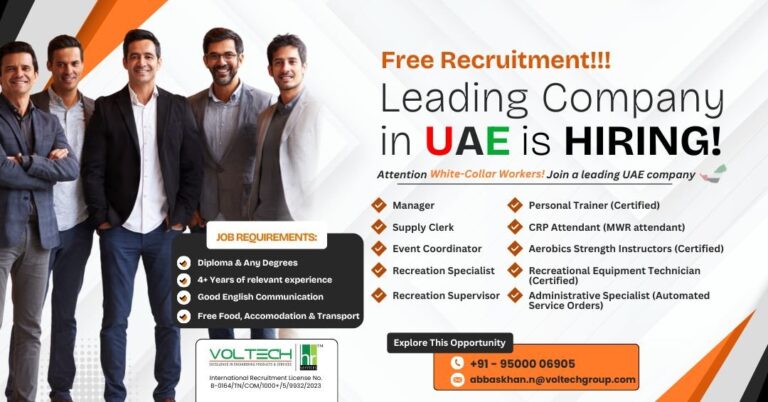 Manager and Trainer Jobs in UAE – Multiple Positions