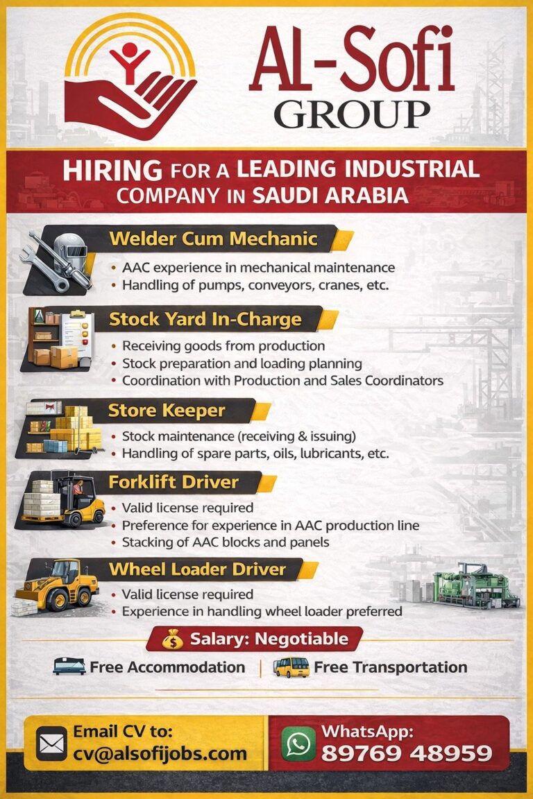 Welder and Mechanic Jobs in Gulf – Multiple Positions