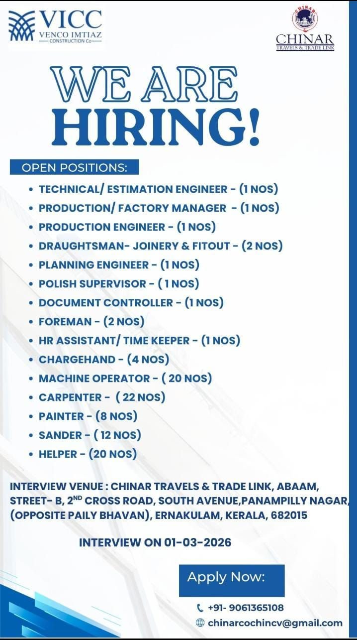 Technical and Production Jobs in Gulf – Multiple Positions