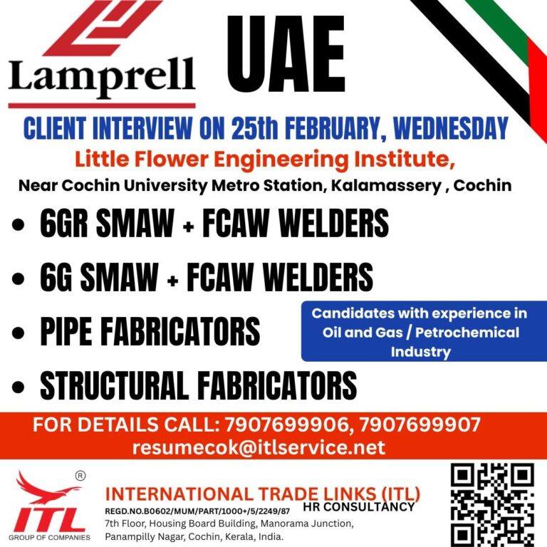 Welder Jobs in UAE – SMAW, FCAW, Pipe Fabricators, Structural Fabricators